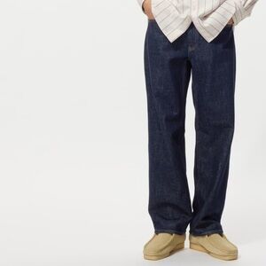 Uniqlo Dark Blue Straight Jeans